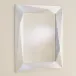 Angular Mirror Silver Leaf