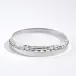Banded Crystal Tray Nickel