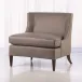 Severn Lounge Chair Grey Leather