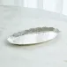 Hammered Oval Tray Nickel Small