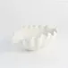 Organic Wave Oval Bowl White Small