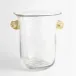 Champagne Ice Bucket w/Gold Knot Handle