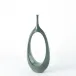 Open Oval Ring Vase Emerald Medium