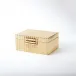 Corrugated Bamboo Box Brass Small