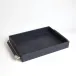 Double Handle Serving Tray Blue Wash