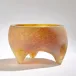 Freeform Tripod Bowl Frosted Irys Gelp