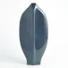 Center Ridge Vase Blue Large