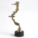 Wind Blown Sculpture Brass Large