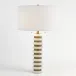 Marble Stack Lamp White