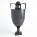 Square Handle Amphora Urn Matte Black
