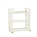 Grid Block Bar Cart White