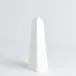 Alabaster Obelisk White Medium