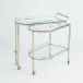 Gallery Folding Bar Shiny Nickel