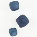 S/3 Wall Rocks Frosted Blue (Set of 3 )