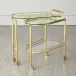 Gallery Folding Bar Shiny Brass