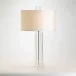 Fluted Crystal Column Table Lamp
