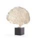 Ginkgo Leaf Sculpture Silver Finish Small