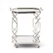 Octagonal Fret Serving Trolley and Tray