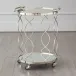 Round Lattice Serving Cart with Tray N