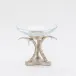 Bowl Holder W/Glass Silver