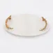 White Marble Platter with Reindeer Antle
