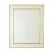 Rectangular Beveled Mirror w/Gold Stars