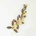 Magnolia Branch Wall Art Antique Brass/G