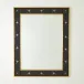 Rectangular Beveled Mirror w/Gold Stars