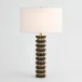 Marble Stack Lamp Black