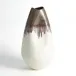 Dented Vase Amethyst Drip Large