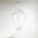 Spiraled Glass Lidded Jar