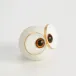 Alabaster Big Eyed Owl Medium