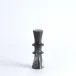 Double Flair Candle Stand Black