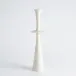 Center Flair Candle Stand White