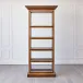 Full Library Bookcase Brass Framed
