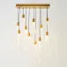 Layered Raindrop Chandelier