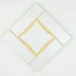 Diamond Shape Mirror Gold Leaf
