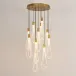 Round Layered Raindrop Chandelier