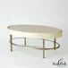 Ellipse Cocktail Table Ivory