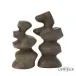 S/2 Mguyon Sculptures Dark Grey (Set of 2 )
