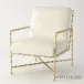 Elder Lounge Chair Gold Leaf Avoletta
