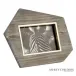 Brass Frame Grey Stone Photo Frame Hori