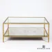 Stud Coffee Table Gold Leaf