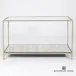 Stud Console Table Silver Leaf