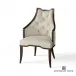 Logan Arm Chair Walnut Muslin