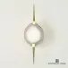 Eclipse Agate Sconce Satin Brass