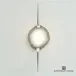 Eclipse Agate Sconce Satin Nickel