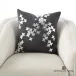 Christie Pillow Silver/Gunmetal 20" x 20