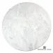 Flute Table Top Round White Marble 60"