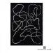 Squiggle Rug Black/Ivory 8' x 10'